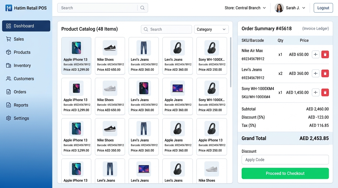Hatim Retail Point of Sale (POS)